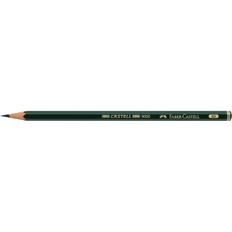 Faber-Castell - Graphite pencil Castell 9000 6B