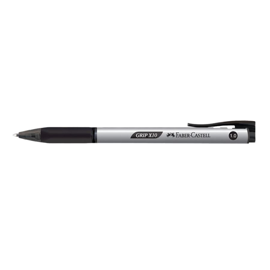 Faber-Castell - Ballpoint pen Grip X10 1.0mm, blistercard of 3