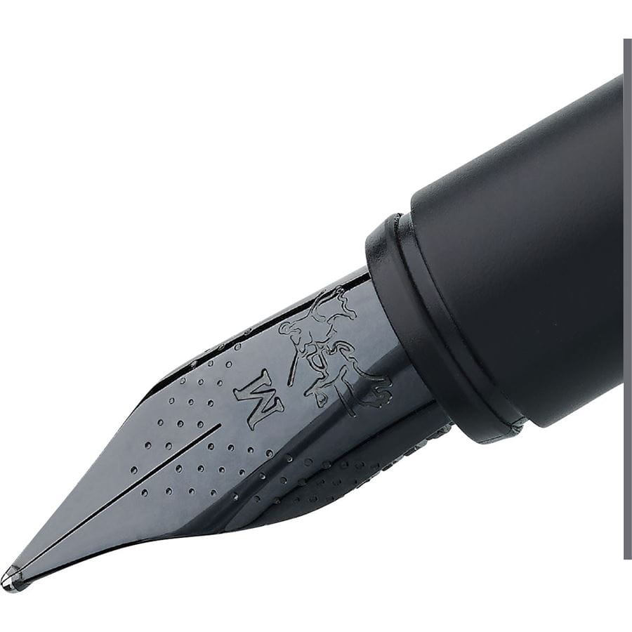 Faber-Castell - Neo Slim metal fountain pen, B, black