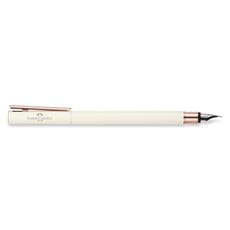 Faber-Castell - Fountain pen Neo Slim Ivory, Rose Gold Chrome, broad