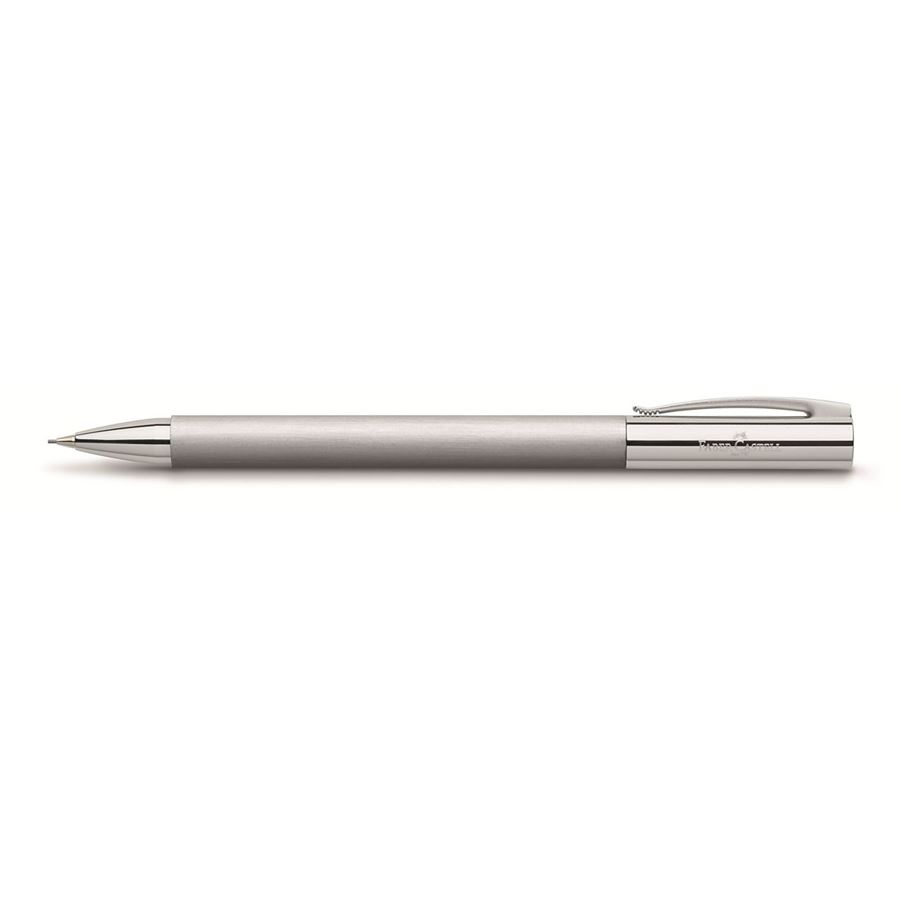 Faber-Castell - Ambition Stainless Steel twist pencil, 0.7 mm, silver
