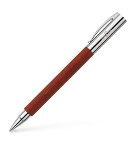 Faber-Castell - Ambition pear wood rollerball, reddish brown