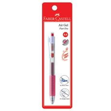 Faber-Castell - Gel pen Air Gel, 0.5mm, red, blistercard of 1