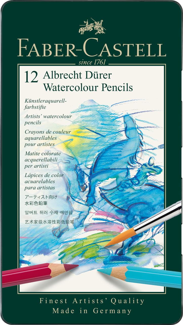 Faber-Castell - Albrecht Dürer watercolour pencil, tin of 12