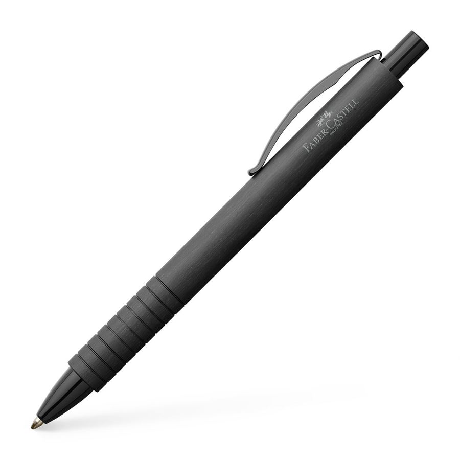 Faber-Castell - Essentio Aluminium ballpoint pen, B, black