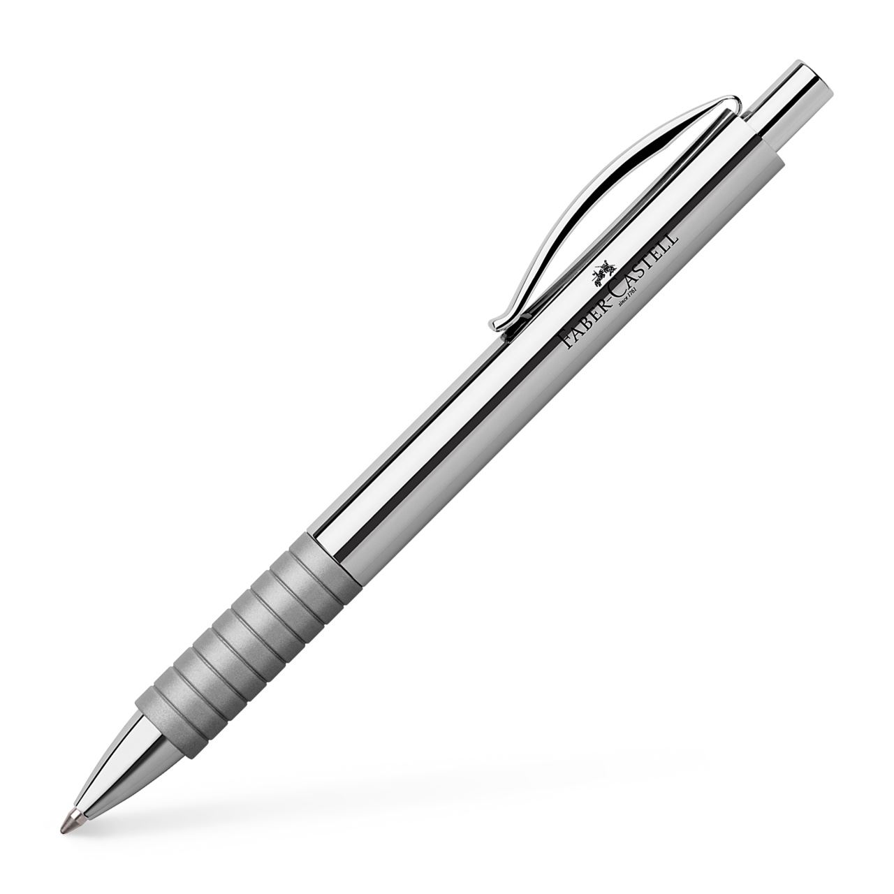 Faber-Castell - Essentio Metal ballpoint pen, B, silver shiny