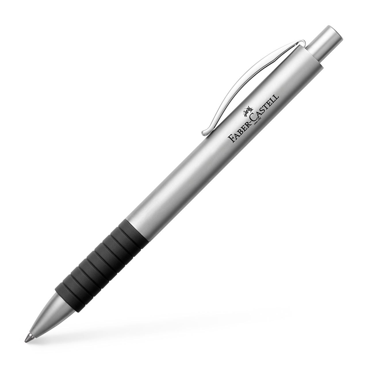 Faber-Castell - Essentio Metal ballpoint pen, B, silver matt