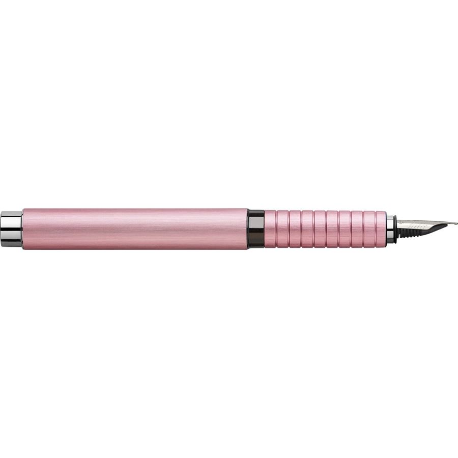 Faber-Castell - Essentio Aluminium fountain pen, F, rose