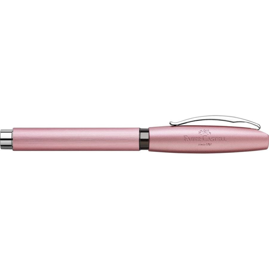 Faber-Castell - Essentio Aluminium fountain pen, F, rose