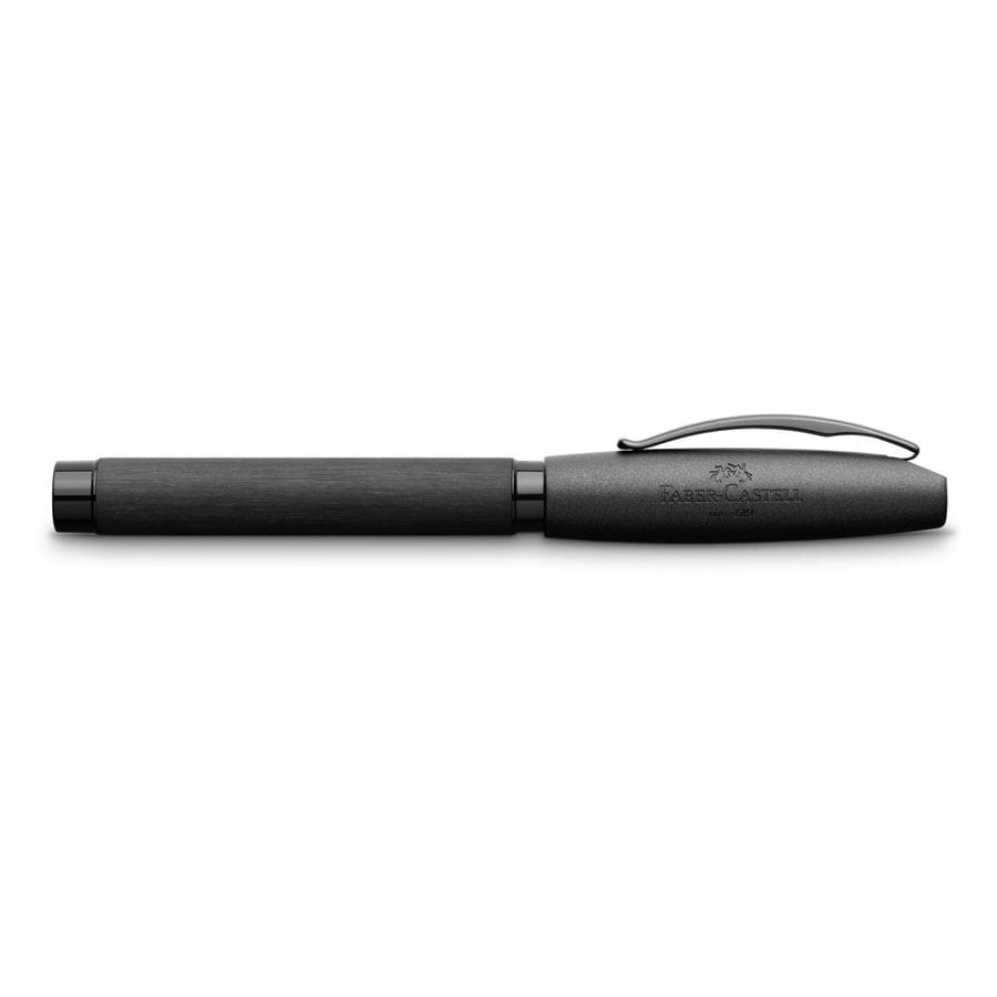 Faber-Castell - Essentio Aluminium fountain pen, F, black