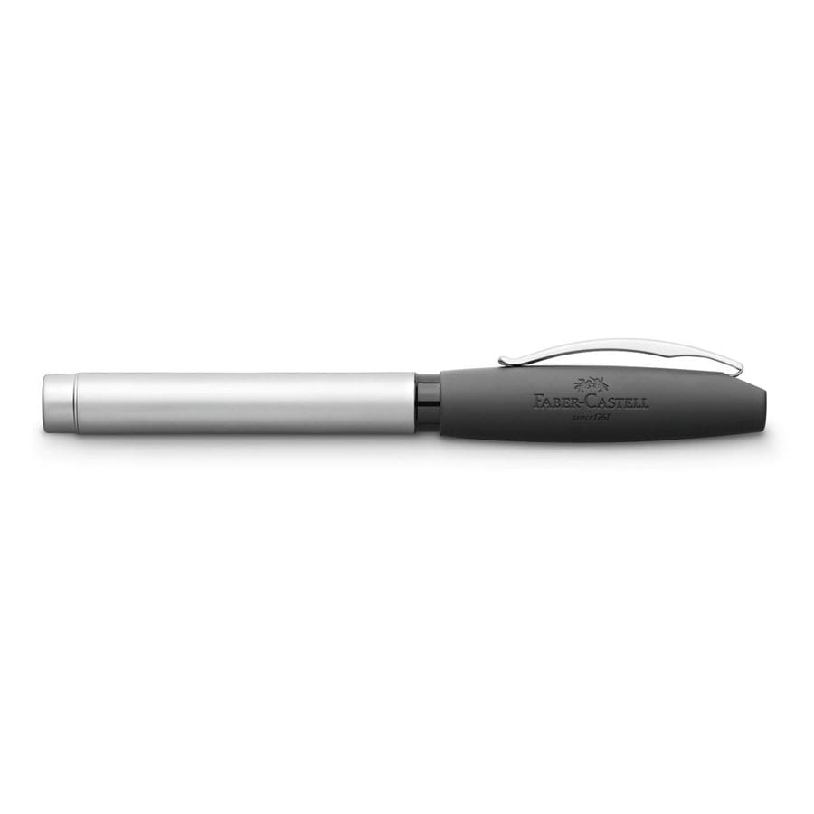 Faber-Castell - Essentio Metal fountain pen, B, silver matt