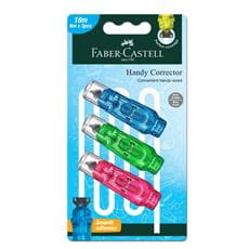Faber-Castell - Corrector Tape Handy Disposal, blistercard of 3