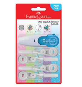 Faber-Castell - Corrector One Touch with 4 refills