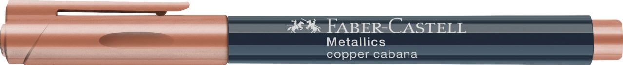 Faber-Castell - Metallics marker, colour copper cabana