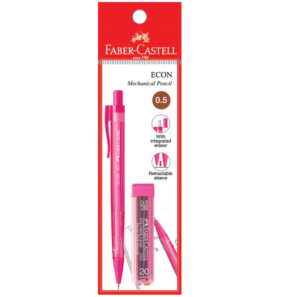 Faber-Castell - Mechanical pencil Econ 0.5mm with Leads