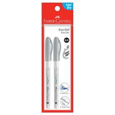 Faber-Castell - Gel pen Eco Gel, 0.5mm, black, blistercard of 2