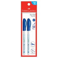 Faber-Castell - Gel pen Eco Gel, 0.7mm, blue, blistercard of 2