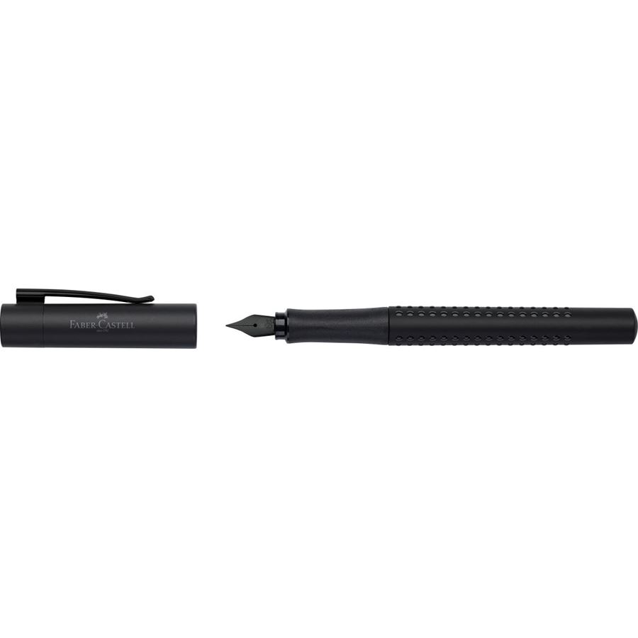Faber-Castell - Grip Edition fountain pen, nib width M, all black