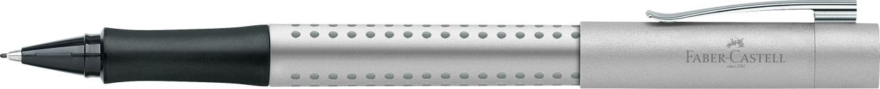 Faber-Castell - Grip 2011 FineWriter, refill blue erasable, silver
