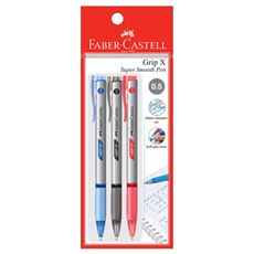 Faber-Castell - Ballpoint pen Grip X5 0.5mm, blistercard of 3