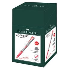 Faber-Castell - Ballpoint pen Grip X5 0.5mm, red