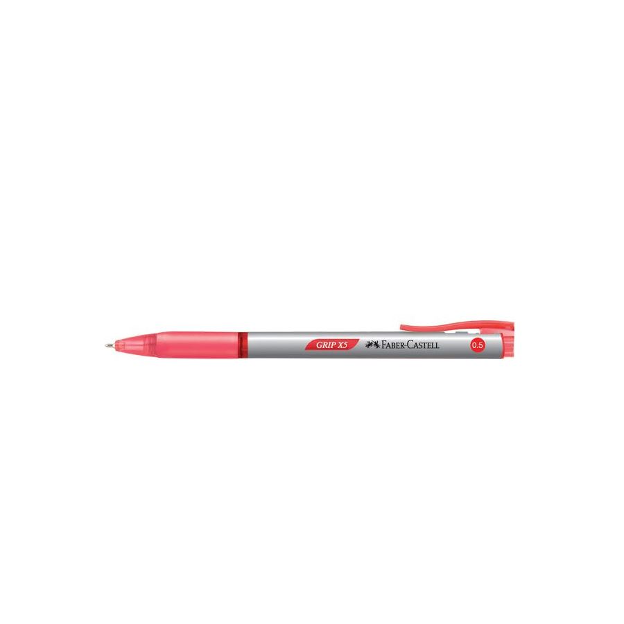 Faber-Castell - Ballpoint pen Grip X5 0.5mm, red