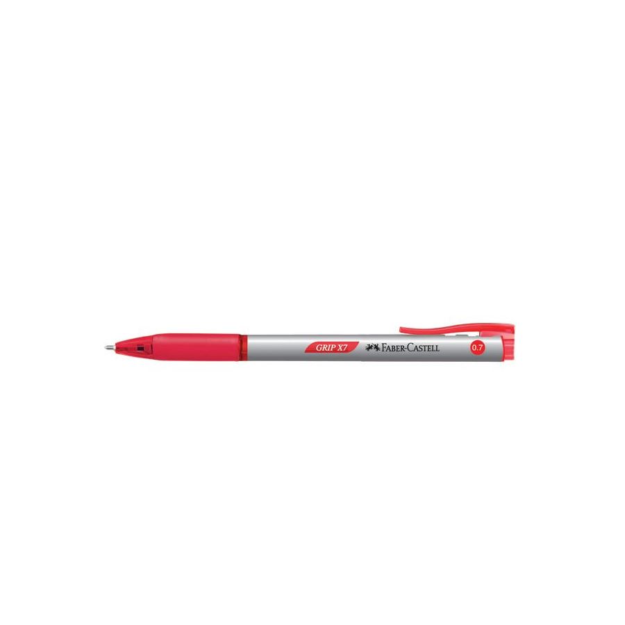Faber-Castell - Ballpoint pen Grip X7 0.7mm, red