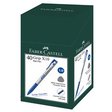 Faber-Castell - Ballpoint pen Grip X10 1.0mm, blue
