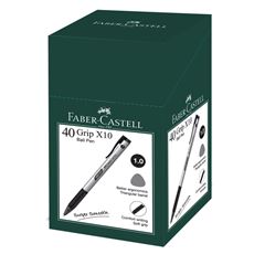 Faber-Castell - Ballpoint pen Grip X10 1.0mm, black