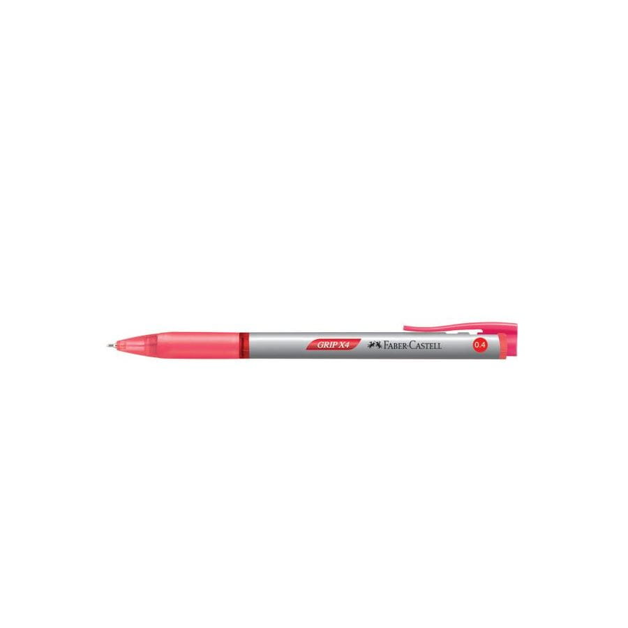 Faber-Castell - Ballpoint pen Grip X 0.4mm, red