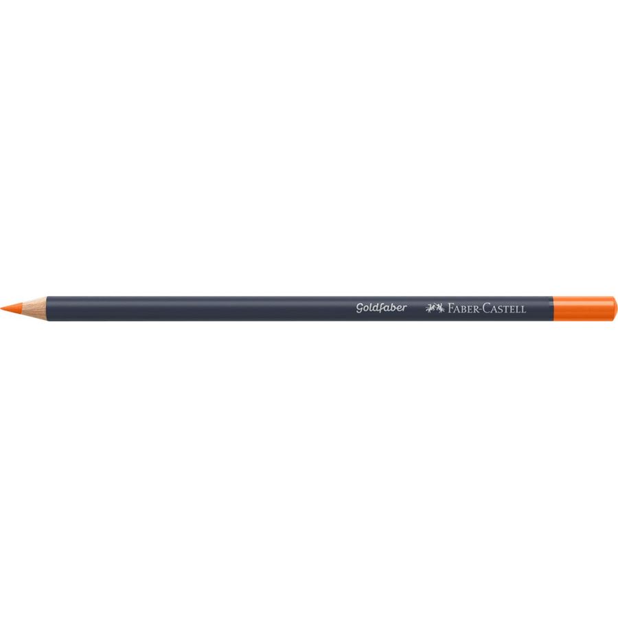 Faber-Castell - Goldfaber colour pencil, dark cadmium orange