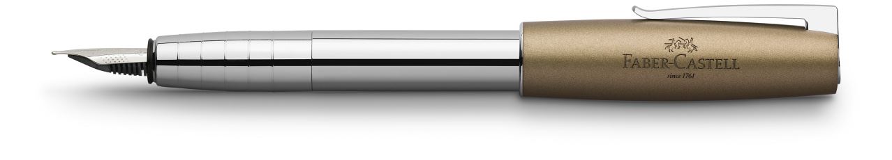 Faber-Castell - Loom Metallic fountain pen, M, olive green
