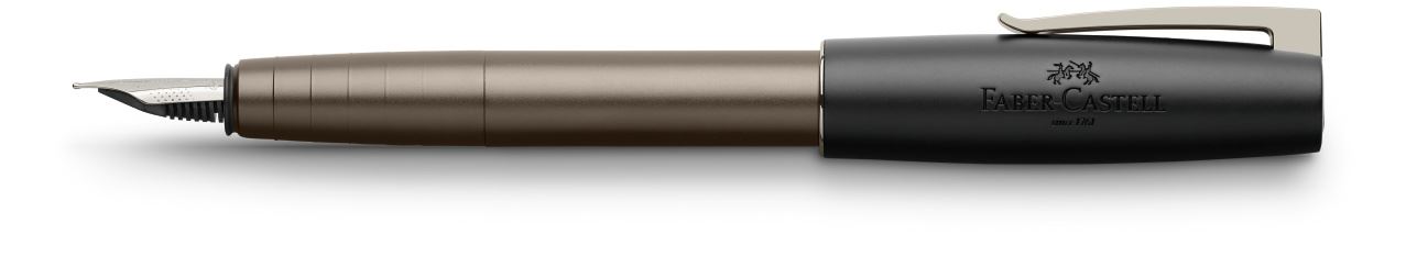 Faber-Castell - Loom Gunmetal fountain pen, M, anthracite shiny