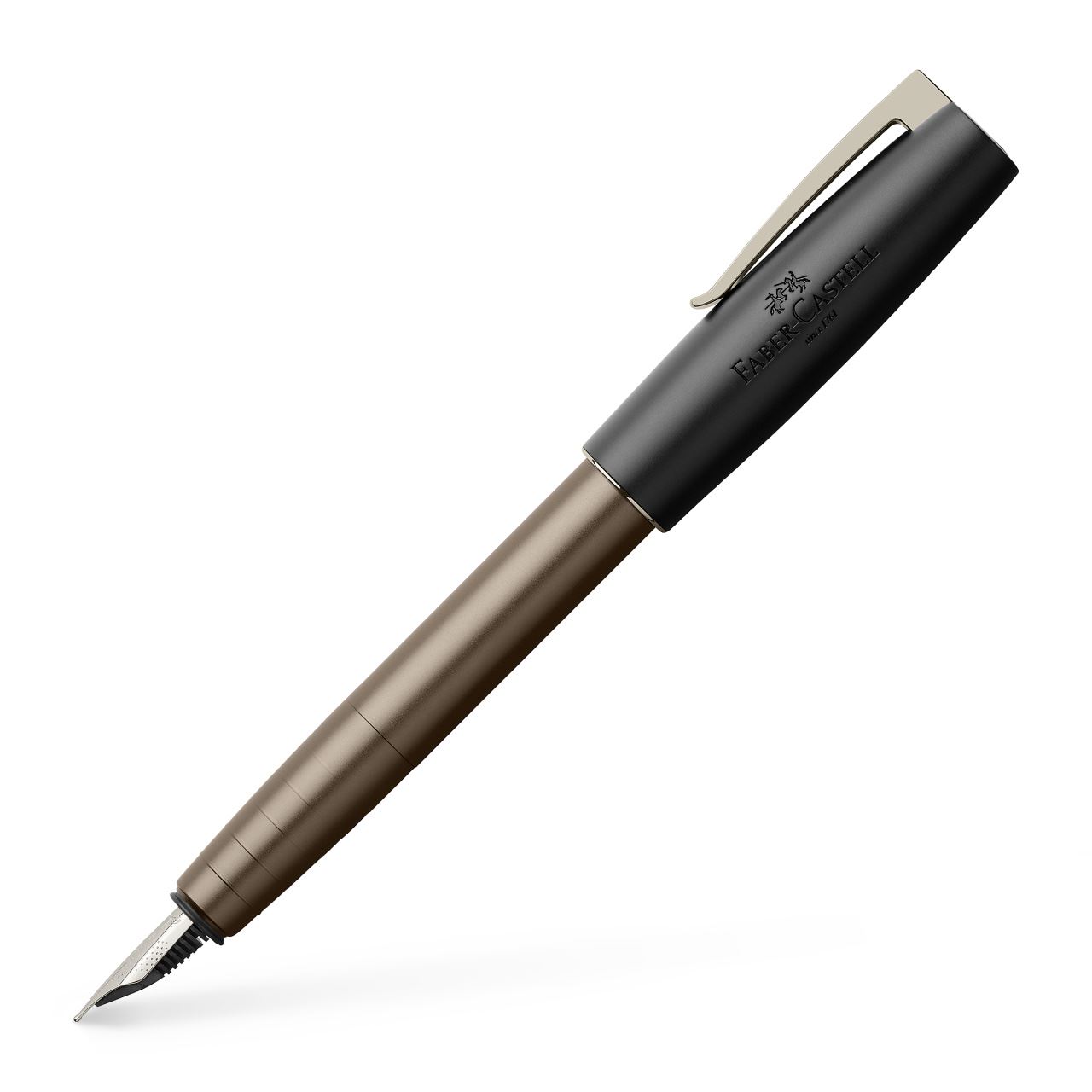 Faber-Castell - Loom Gunmetal fountain pen, EF, anthracite shiny