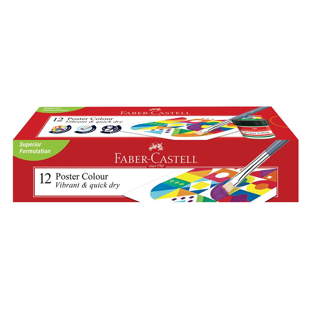 Faber-Castell - Poster Colours 12 Colours