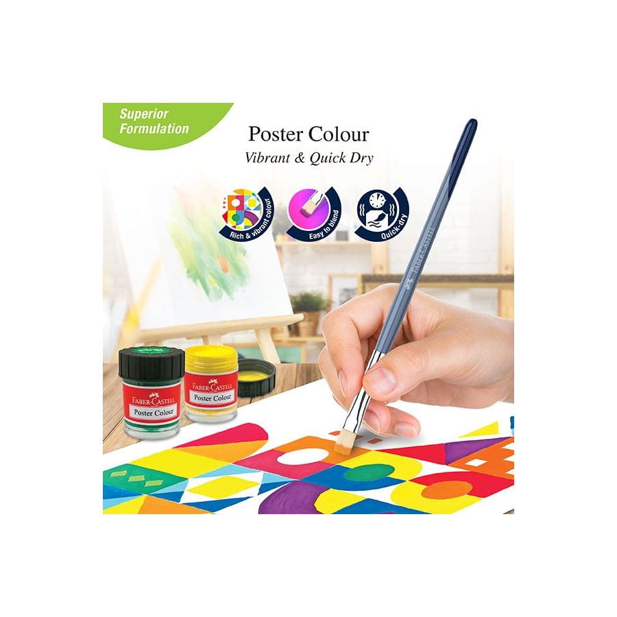 Faber-Castell - Poster Colours 12 Colours