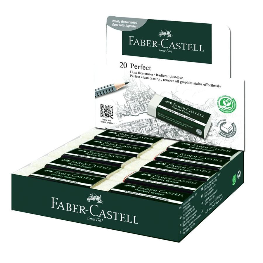 Faber-Castell - Eraser Dust-free with sleeve 7085-20