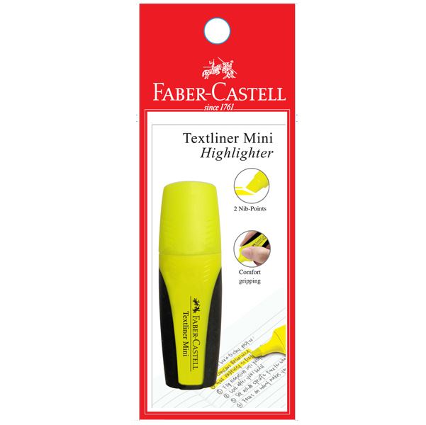 Faber-Castell - Textliner Mini, yellow, set of 1