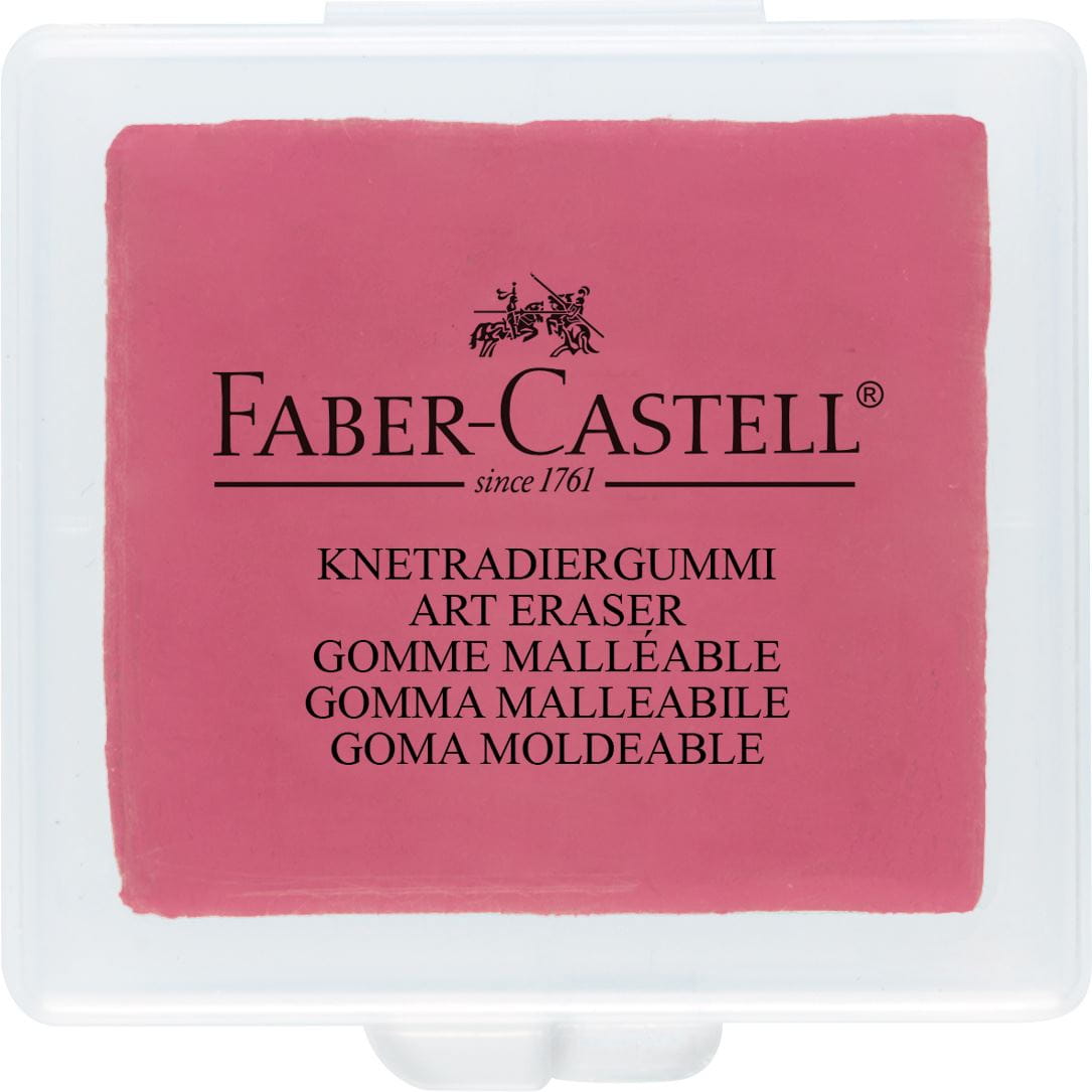 Faber-Castell - Kneadable Art Eraser, yellow, red, blue