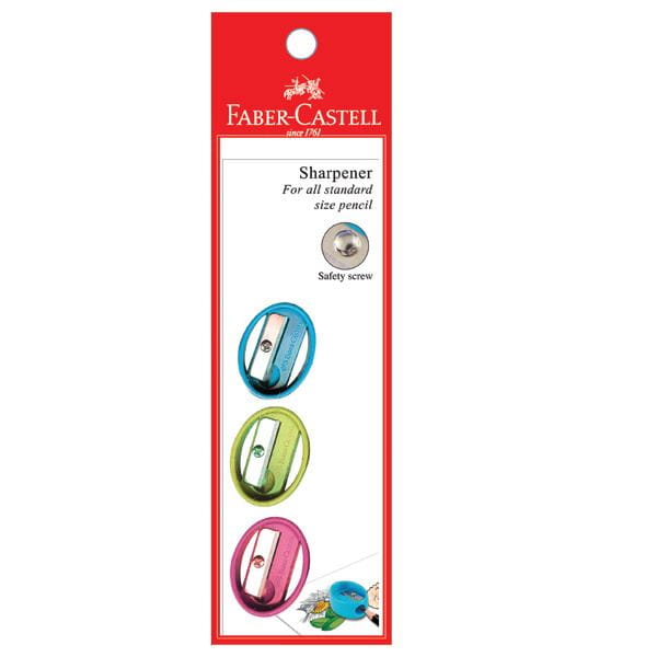Faber-Castell - Single-hole sharpener oval 5849, Pastel