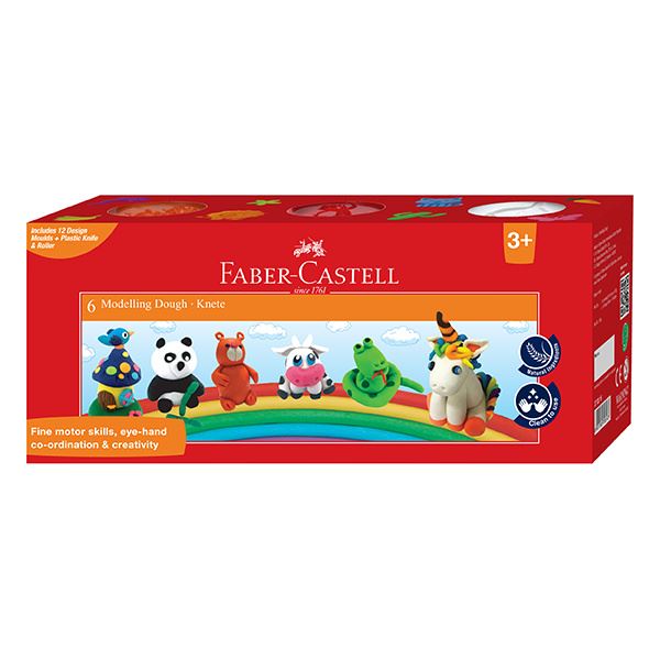 Faber-Castell - Modelling Dough Pack of 6