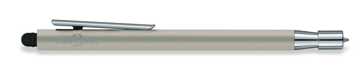 Faber-Castell - Ball Pen Stylus Neo Slim Stainless Steel, Matt