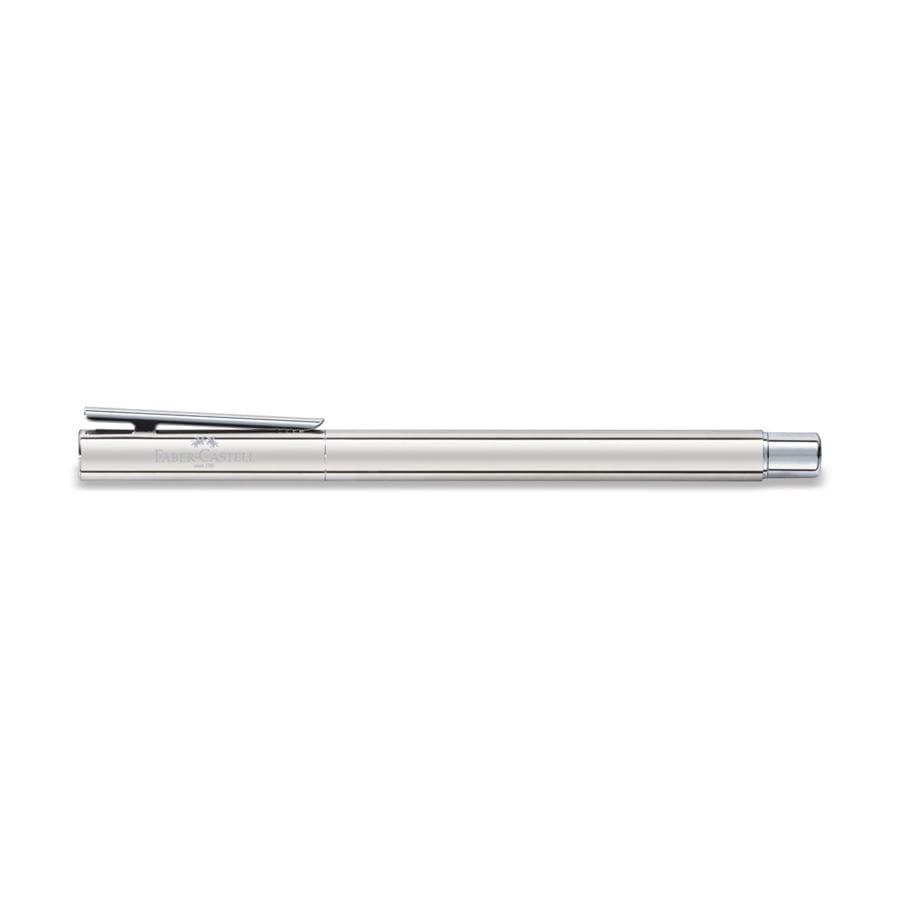 Faber-Castell - Gel Roller Neo Slim Stainless Steel, Shiny