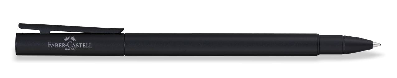 Faber-Castell - Gel Pen Neo Slim Black Matt, Chrome