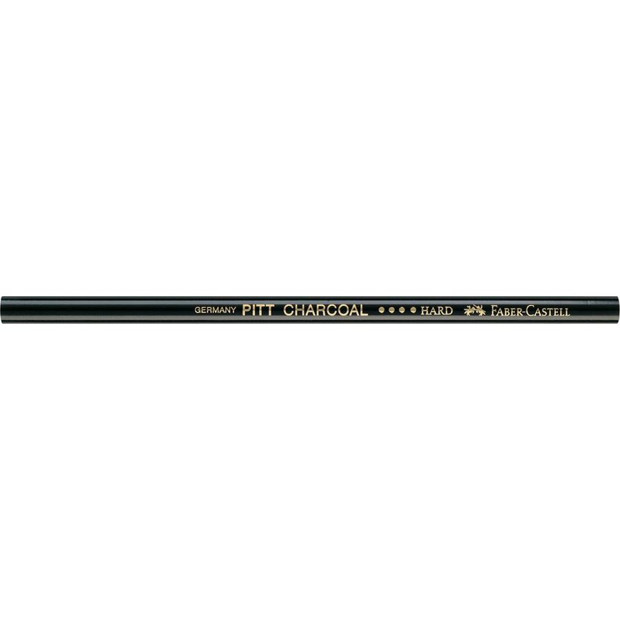Faber-Castell - Pitt natural charcoal pencil, oil-free, black hard