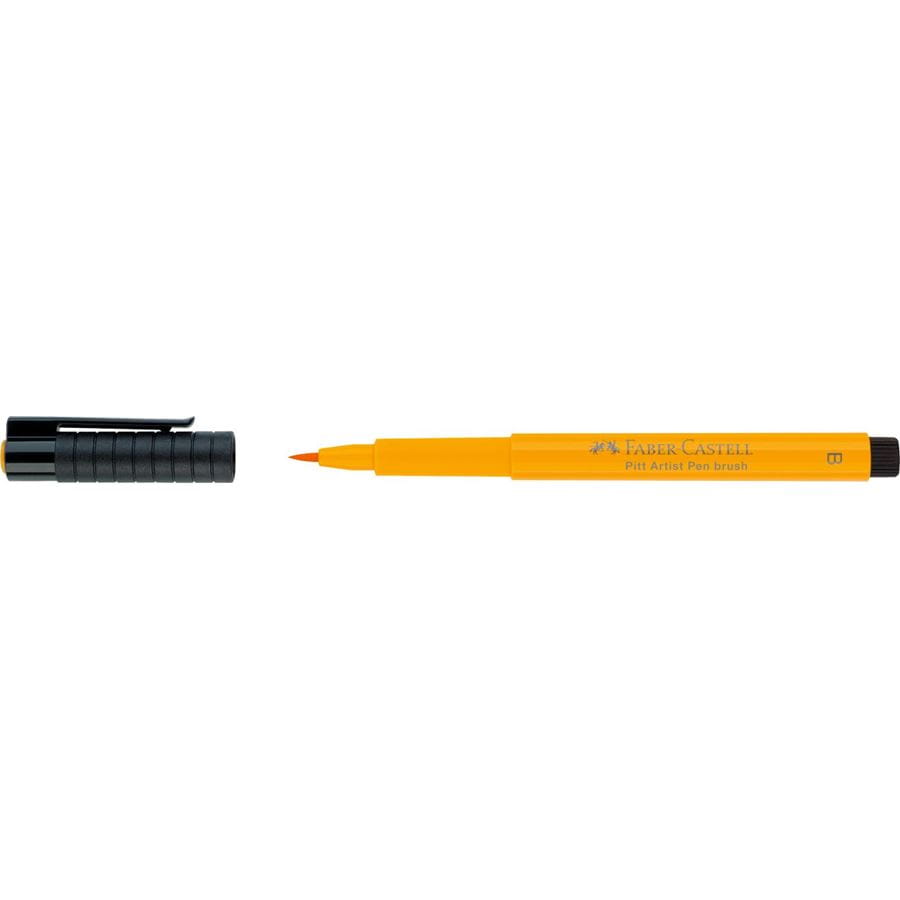 Faber-Castell - Pitt Artist Pen Brush India ink pen, dark chrome yellow