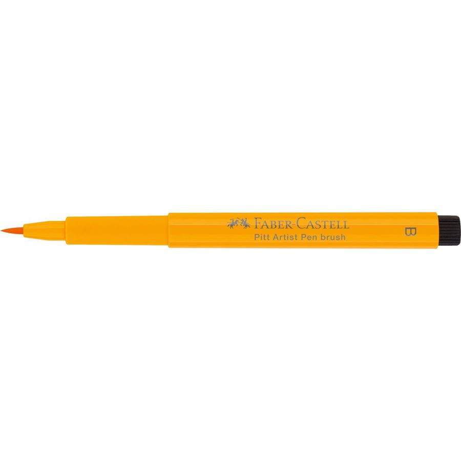 Faber-Castell - Pitt Artist Pen Brush India ink pen, dark chrome yellow