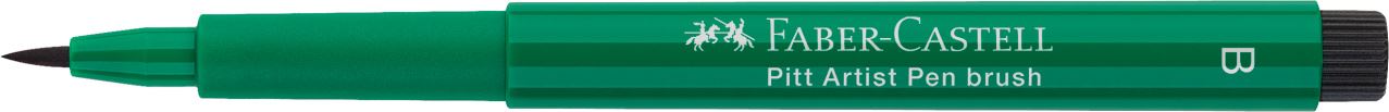 Faber-Castell - Pitt Artist Pen Brush India ink pen, dark phthalo green