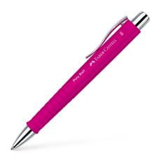 Faber-Castell - Poly Ball ballpoint pen, large-capacity refill XB blue, pink