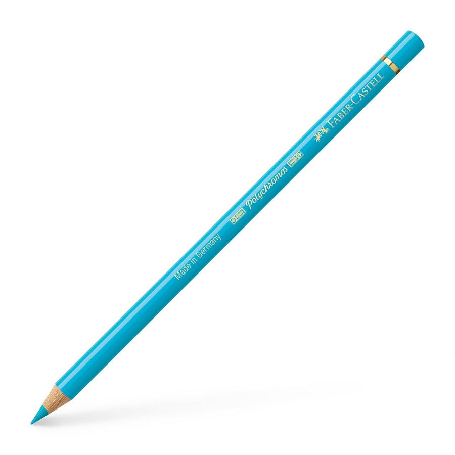 Faber-Castell - Polychromos colour pencil, 154 light cobalt turquoise